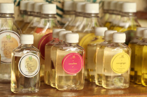 pure tree natural body products line from Up in the hill in bocas del toro